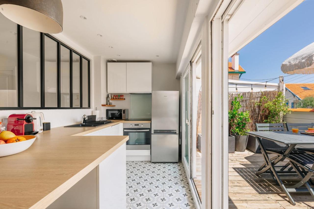 Little Bibi Terrace - Cote Des Basques And Private Garage Apartment Biarritz Luaran gambar