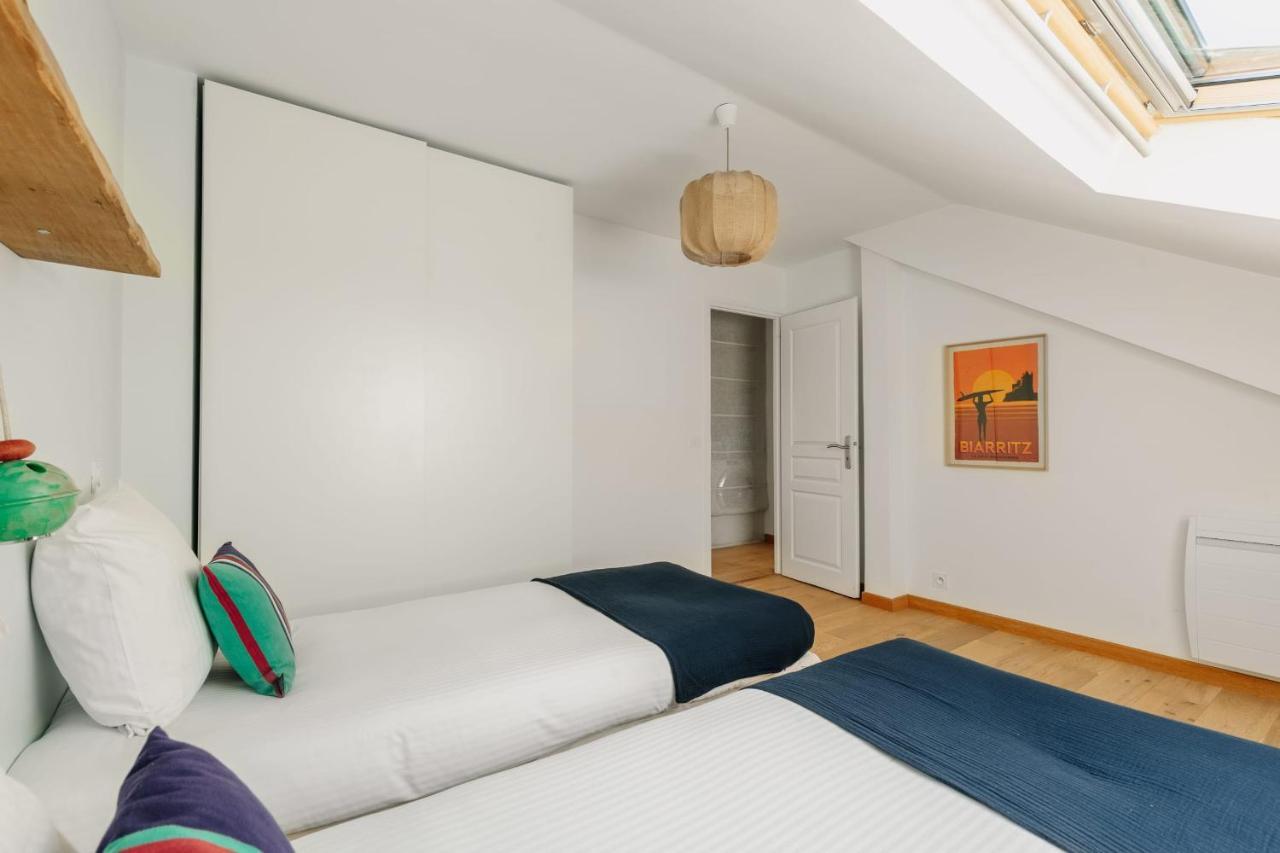 Little Bibi Terrace - Cote Des Basques And Private Garage Apartment Biarritz Luaran gambar