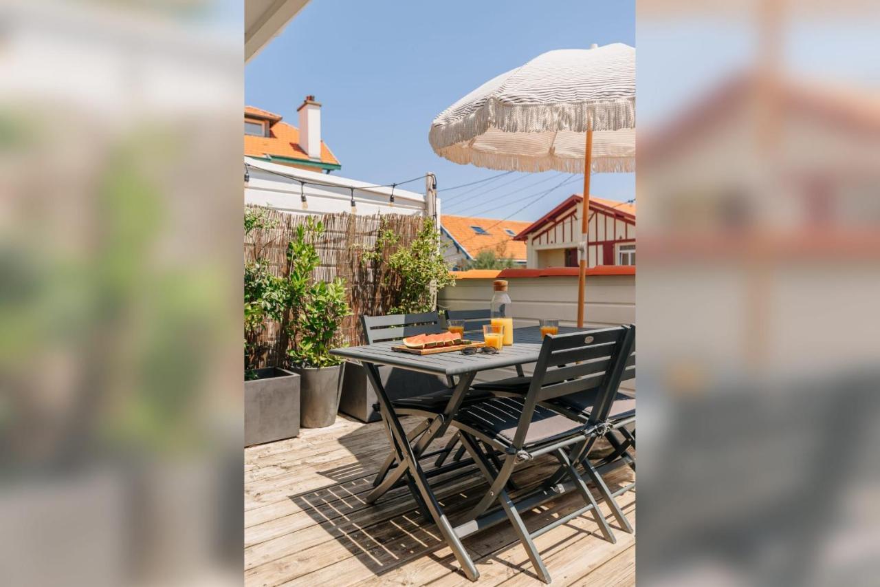 Little Bibi Terrace - Cote Des Basques And Private Garage Apartment Biarritz Luaran gambar